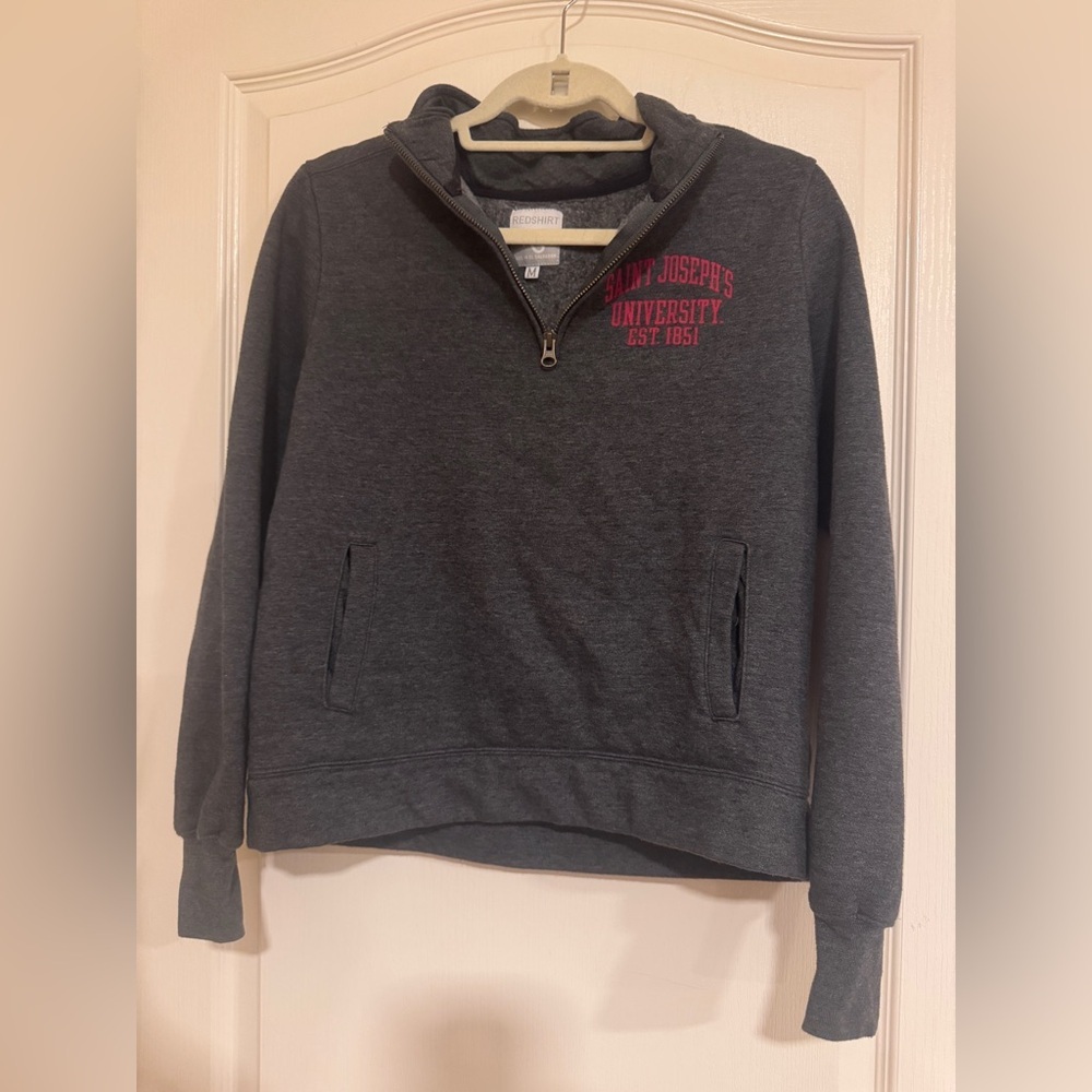 Gray Saint Joseph’sUniversity Quarter-Zip Sweatshirt​